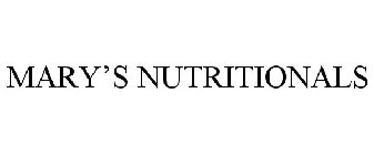 MARY'S NUTRITIONALS