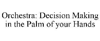ORCHESTRA: DECISION MAKING IN THE PALM OF YOUR HANDS