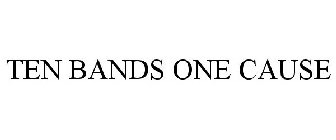 TEN BANDS ONE CAUSE