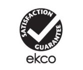 SATISFACTION GUARANTEE ECKO