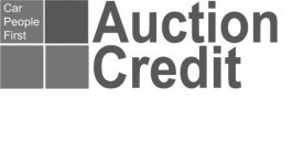 CAR PEOPLE FIRST AUCTION CREDIT