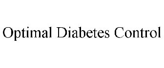 OPTIMAL DIABETES CONTROL