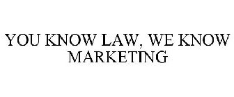 YOU KNOW LAW, WE KNOW MARKETING