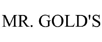 MR. GOLD'S