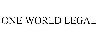 ONE WORLD LEGAL