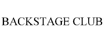 BACKSTAGE CLUB