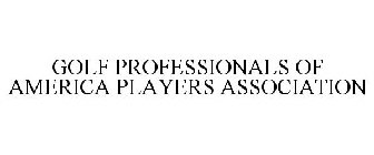 GOLF PROFESSIONALS OF AMERICA PLAYERS ASSOCIATION