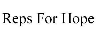 REPS FOR HOPE
