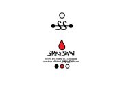 SS SIMPLY SAVED ALL MY SINS NAILED TO A CROSS AND ONE DROP OF BLOOD SIMPLY SAVED ME