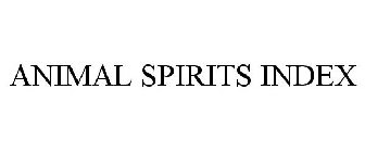 ANIMAL SPIRITS INDEX