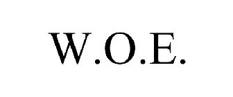 W.O.E.