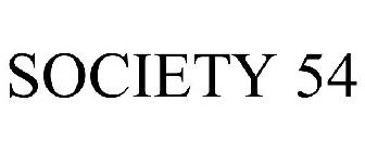SOCIETY 54