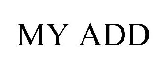 MY ADD