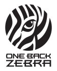 ONE BACK ZEBRA
