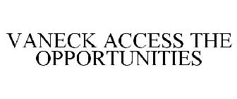 VANECK ACCESS THE OPPORTUNITIES