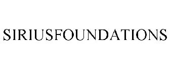 SIRIUSFOUNDATIONS