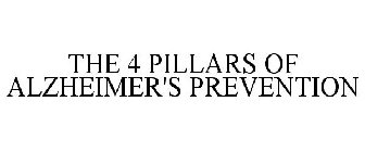 THE 4 PILLARS OF ALZHEIMER'S PREVENTION