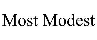 MOST MODEST