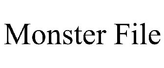 MONSTER FILE