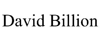 DAVID BILLION