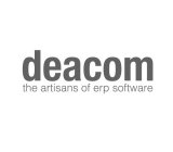 DEACOM THE ARTISANS OF ERP SOFTWARE