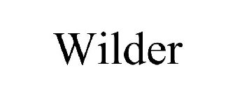 WILDER