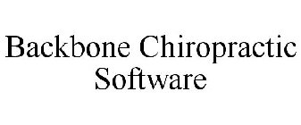 BACKBONE CHIROPRACTIC SOFTWARE