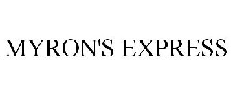 MYRON'S EXPRESS