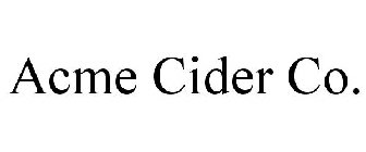 ACME CIDER CO.