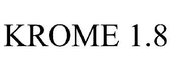 KROME 1.8