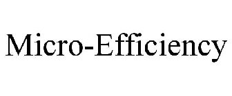 MICRO-EFFICIENCY
