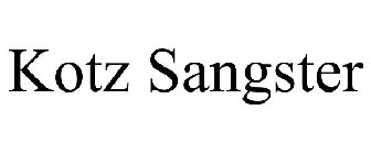 KOTZ SANGSTER