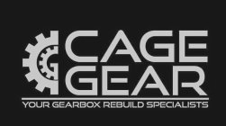 CG CAGE GEAR YOUR GEARBOX REBUILD SPECIALISTS