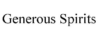 GENEROUS SPIRITS