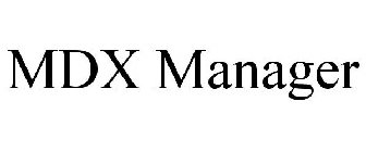 MDX MANAGER