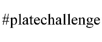 #PLATECHALLENGE