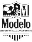 M CERVEZA MODELO CERVEZA OFICIAL DEL JUEGO BONITO