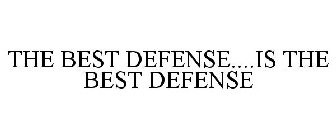 THE BEST DEFENSE....IS THE BEST DEFENSE