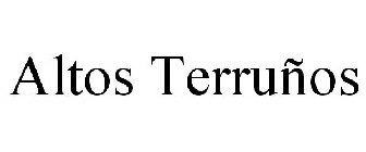 ALTOS TERRUÑOS