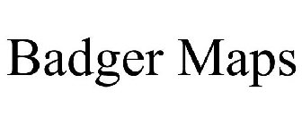 BADGER MAPS