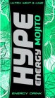 HYPE ENERGY MOJITO ULTRA MINT & LIME ENERGY DRINK