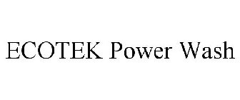 ECOTEK POWER WASH