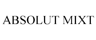 ABSOLUT MIXT