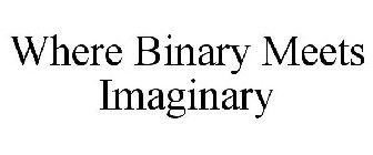 WHERE BINARY MEETS IMAGINARY