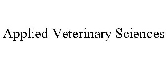 APPLIED VETERINARY SCIENCES