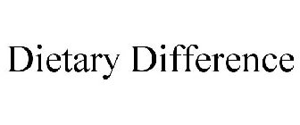 DIETARY DIFFERENCE