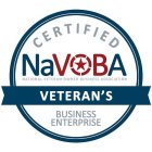 CERTIFIED NAVOBA NATIONAL VETERAN-OWNEDBUSINESS ASSOCIATION VETERAN'S BUSINESS ENTERPRISE