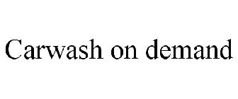 CARWASH ON DEMAND