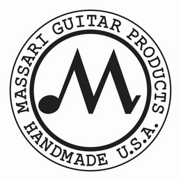 M MASSARI GUITAR PRODUCTS HANDMADE U.S.A..