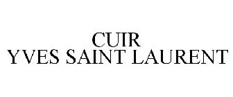 CUIR YVES SAINT LAURENT